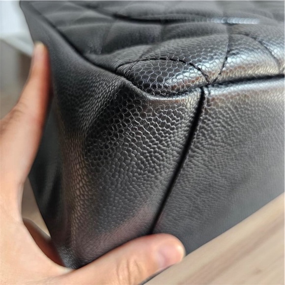 SOLD! Authentic Chanel Black Caviar GST Grand Shopping Tote GHW! - Picture 12 of 16